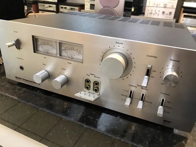 Lindíssimo, raro e perfeito Amplificador Integrado Japonês MCS 3835 - Foto 2