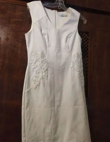 Vestido branco bordado  - Foto 3
