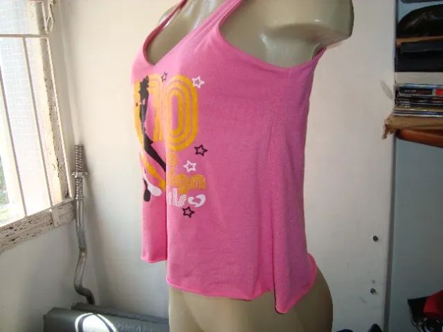 Blusa Bata Regata Rosa - Entre na onda rosa. - Foto 2