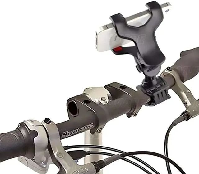 Suporte celular com garra para guidão de bike bicicleta regulável  - Foto 3