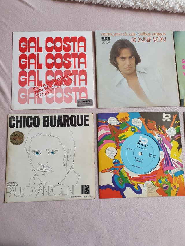 Disco de.vinil década 70 Chico Buarque gal costa Beth Carvalho e outros