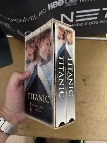 Fita Vhs titanic dupla 2 volumes legendado - Foto 3