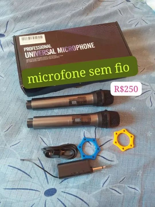 microfone sem fio 