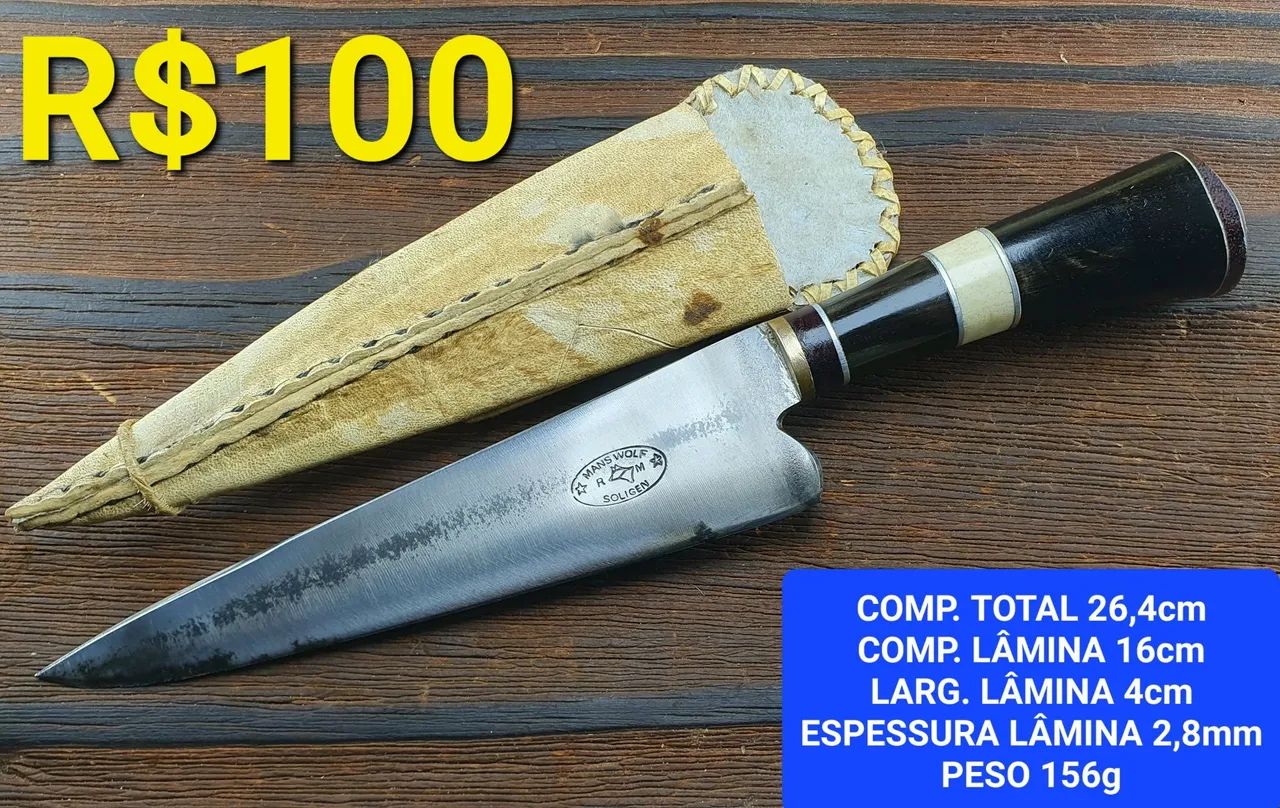 Faca Mans Wolf - Foto 2