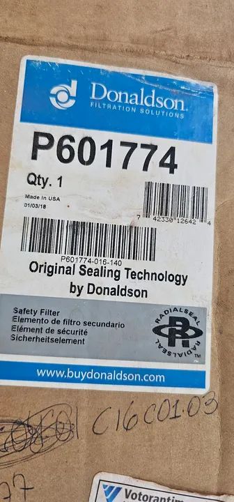 Filtro de Ar Donaldson P601774 novo sem uso  - Foto 2