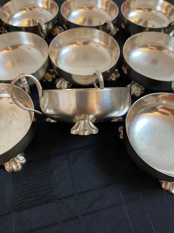 Taças sobremesa prata - Foto 4