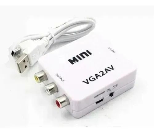 Adaptador Conversor Vga2Av Tomate Mtv608 Loja Coimbra Computadores Entrega - Foto 3