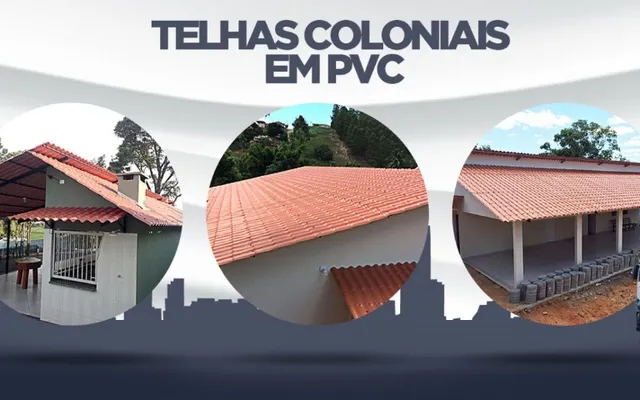 Telhas de PVC super resistentes e + Leves 3 cores diferentes (valores na descrição)