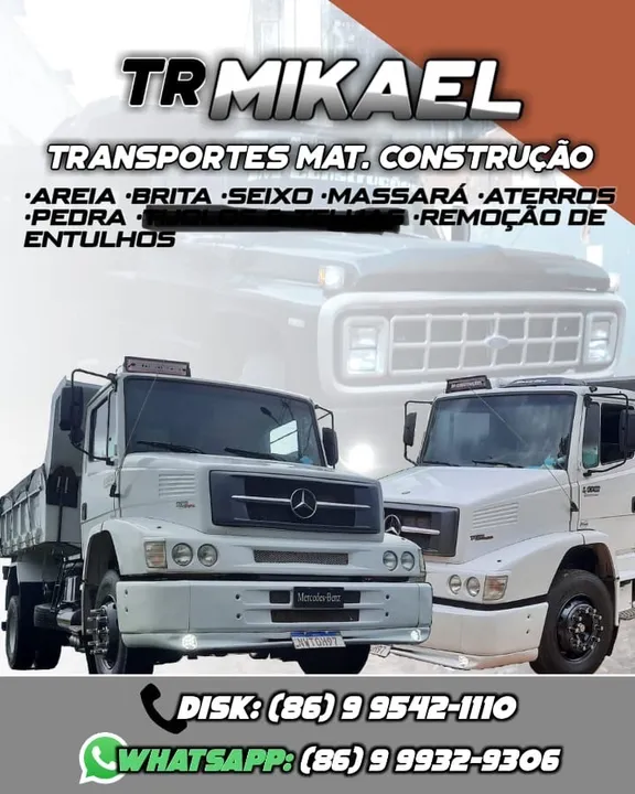 Material de construção, entregamos em toda teresina e timon!