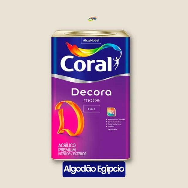 Tinta Coral Decora Matte Premium Acabamento Fosco Aveludado Sem Cheiro 18L - Foto 4