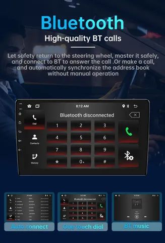 Multimídia 9 polegadas 3/32GB Carplay sem fios  - Foto 4