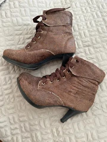 Bota Cano Médio Marrom - Foto 2