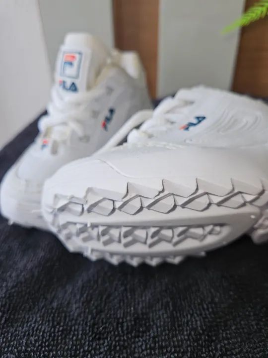 Tênis Fila Infantil Branco - Foto 2