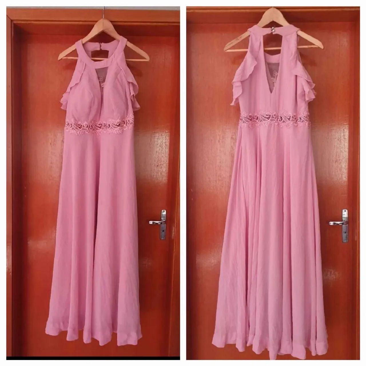 Vestido de festa madrinha Nude GG - Roupas - Residencial Regissol I,  Mirassol 1321228183 | OLX