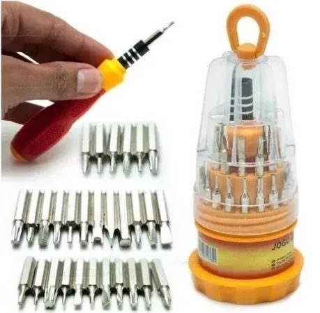 Kit com 31 Chaves Precisão Para Uso Geral - Torx Allen Philips Fenda para Celular (z013)  - Foto 2