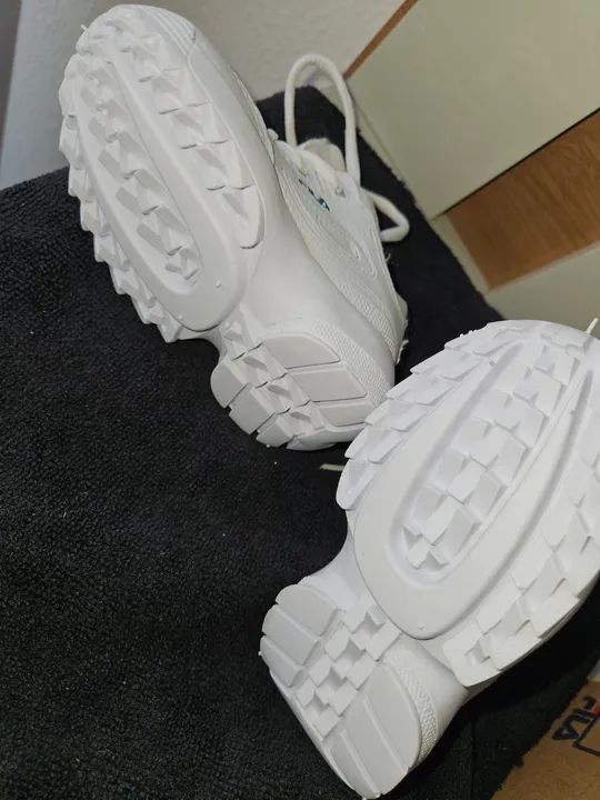 Tênis Fila Infantil Branco - Foto 4