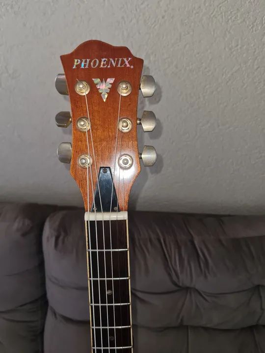 Violao Phoenix eletroacústico Semi flat modelo PJ90SBEQ - Foto 5