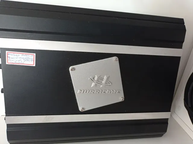Módulo hurricane 4 canais mono stereo seminovo na oferta so 199,90