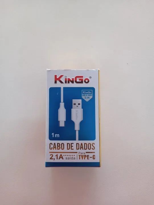 Cabo USB p/ Celular Tipo-C KINGO 