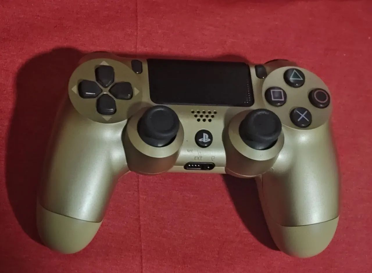 Controle Playstation 4 Dourado original 