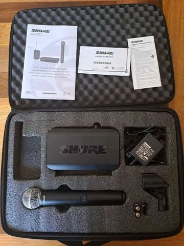 Sistema De Microfone Sem Fio De Mão BLX-24BR/SM-58 M15 - Shure - Foto 6