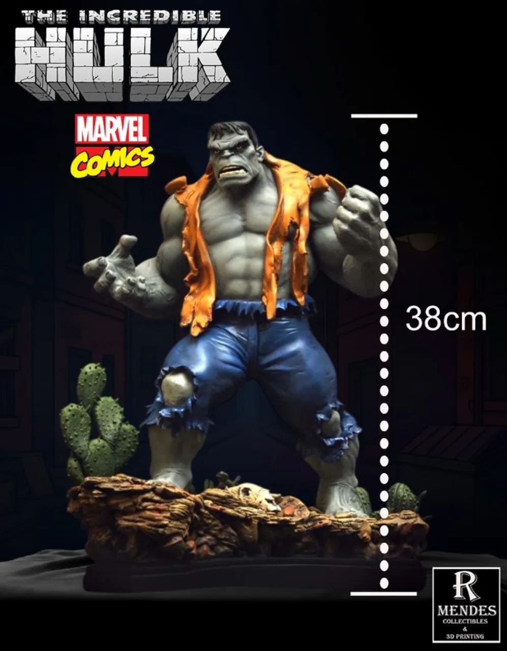 ESTATUA GREY HULK BOWEN