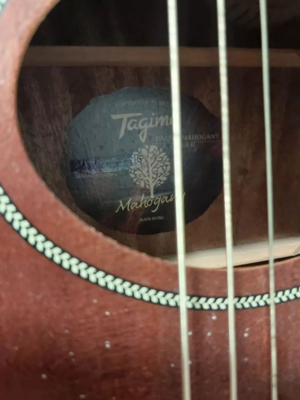 Violão Tagima Dallas Mahogany com afinador , acompanha a capa - Foto 5