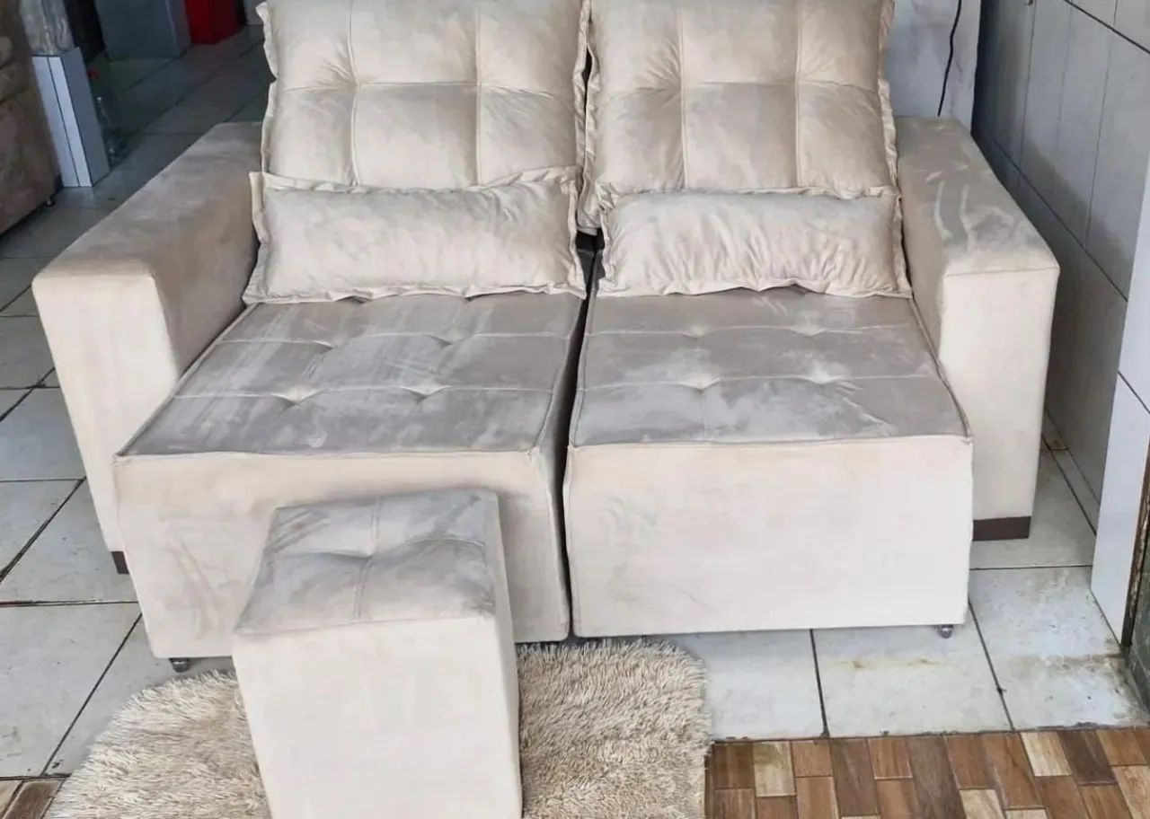 SOFÁ RETRÁTIL E RECLINÁVEL 2 LUGARES 65569113314307122