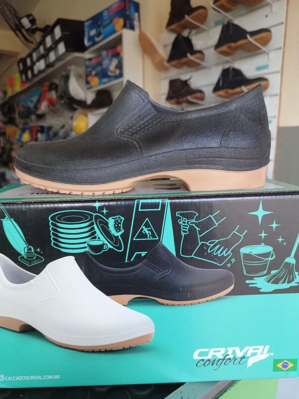 Sapatos de Segurança Confort Crival - Foto 4