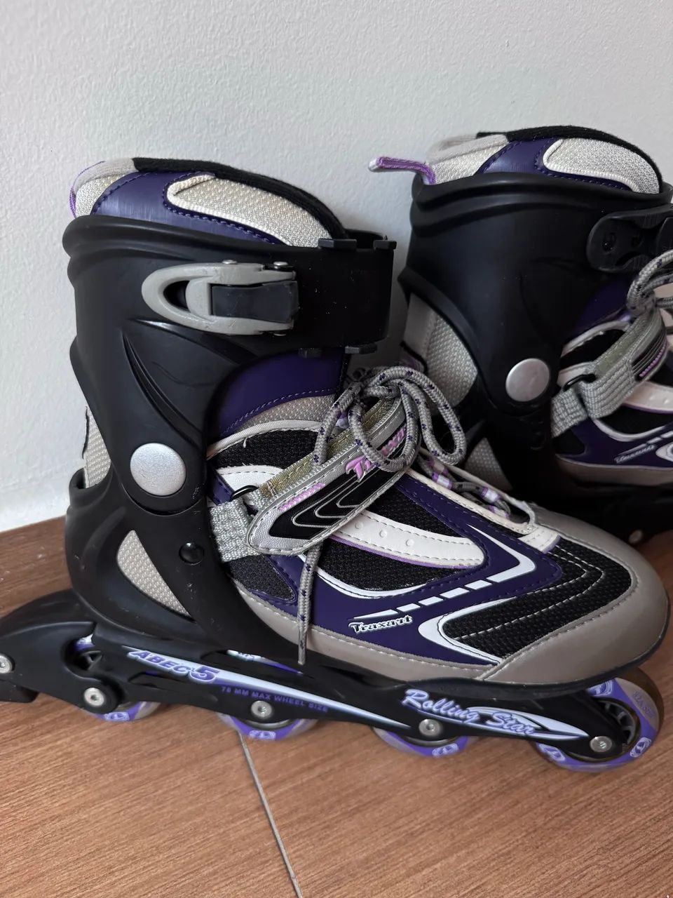 PATINS Traxart Rolling Star ABEC 5 praticamente novos