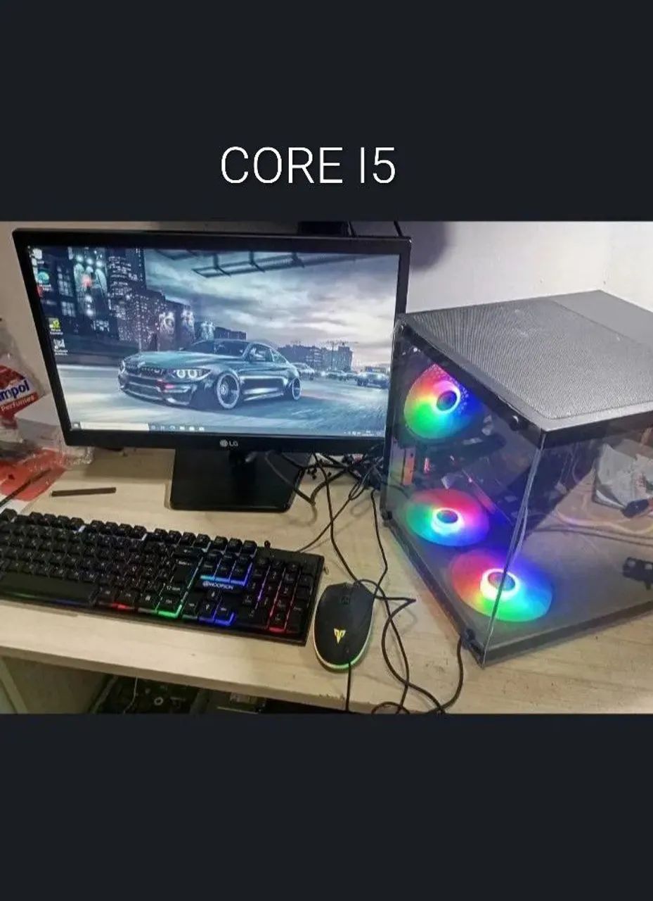 Pc gamer aquário, completo 