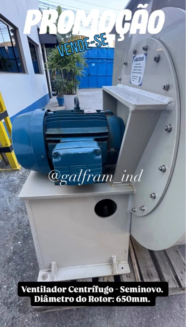 Ventilador Centrífugo Seminovo - Promoção - Foto 4