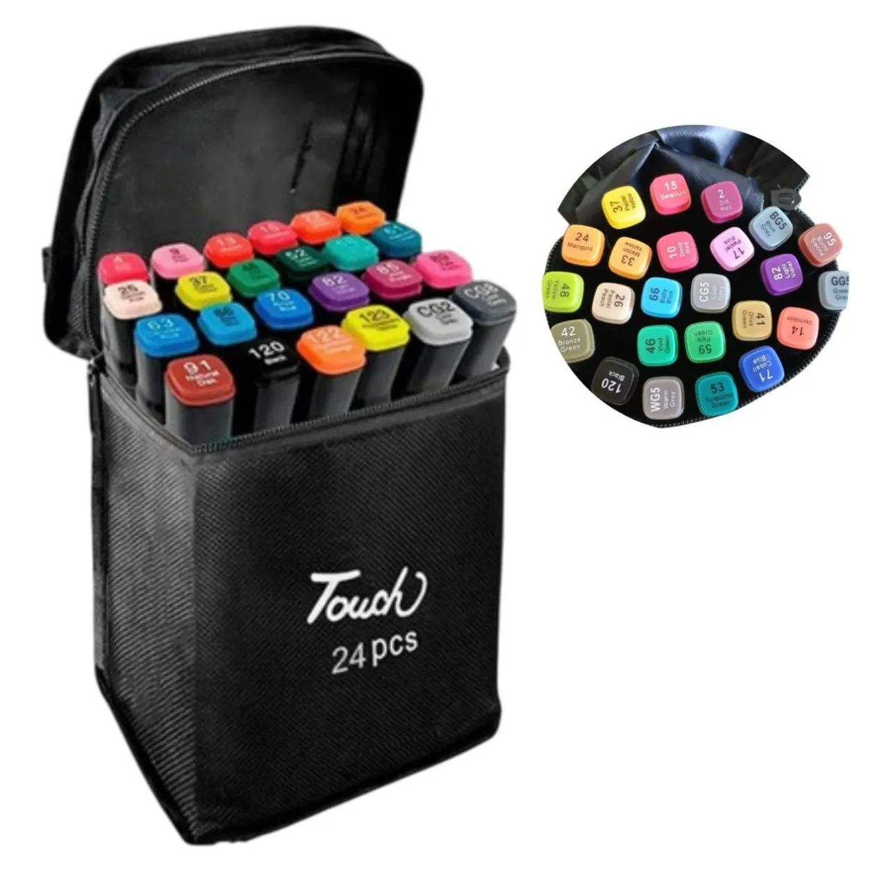 Canetas Touch 24 e 80 cores - Novas