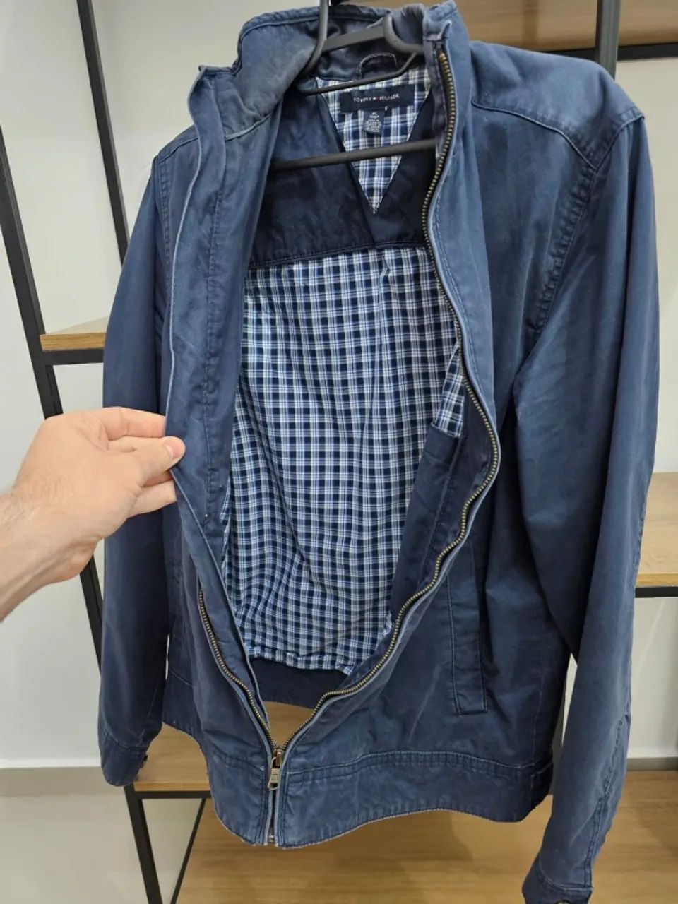Casaco Tommy Hilfiger Masculino Azul - Foto 2