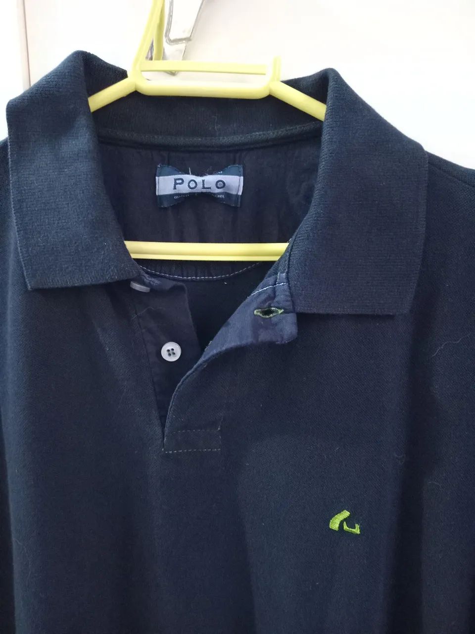 Camisa Polo Azul Escuro - Foto 3