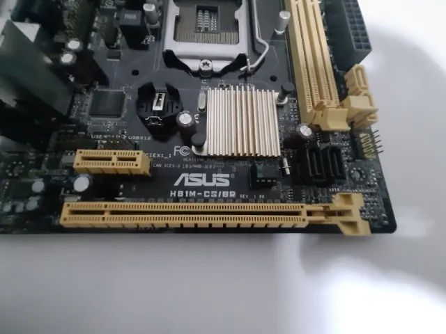 placa mãe asus H81M-CS/BR - Foto 2
