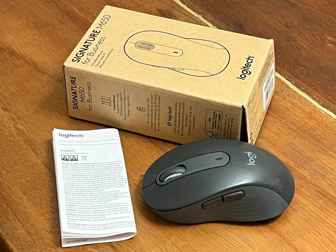 Mouse Logitech Signature M650 - ver observações (pequena falha no clique) - Foto 5