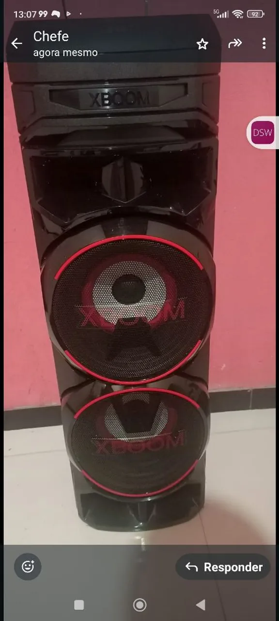 Caixa de Som LG XBOOM