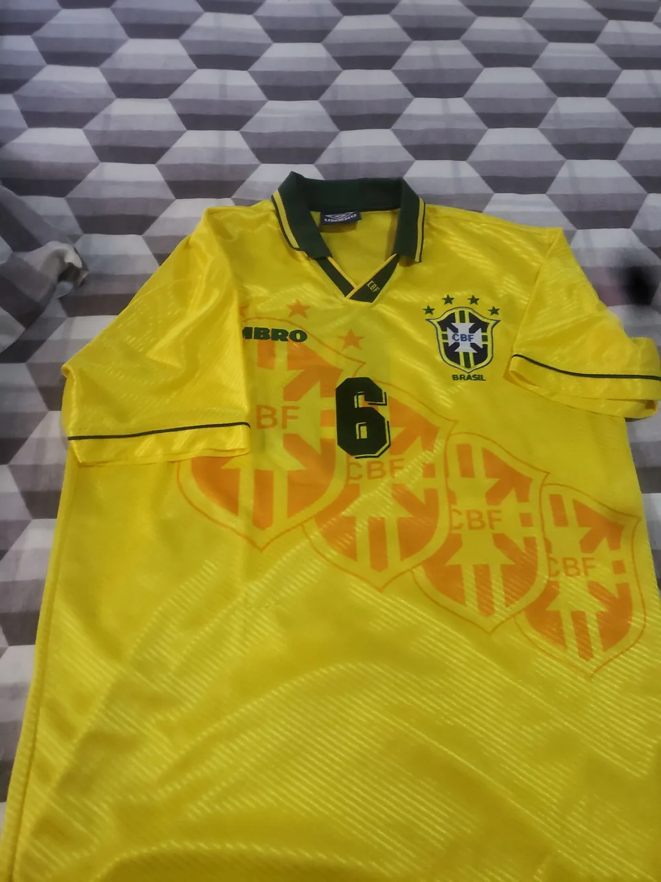 Camisa Seleção Brasileira de jogo.