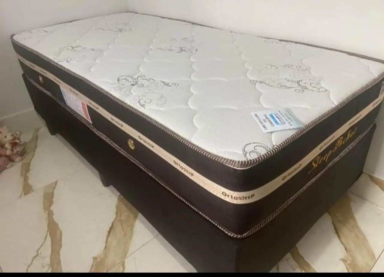 Cama box solteiro com colchão confortável - Foto 2