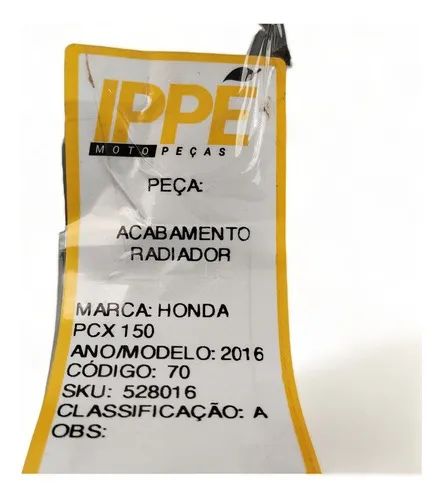 Acabamento Radiador Honda Pcx 150 2016 - Foto 4