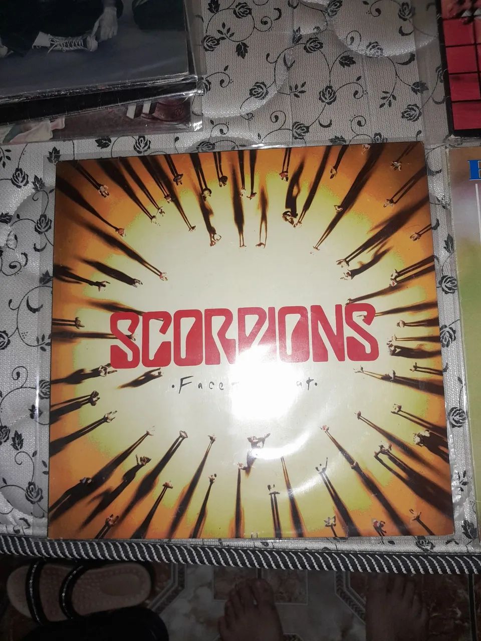 Três disco vinil scorpions. Original 