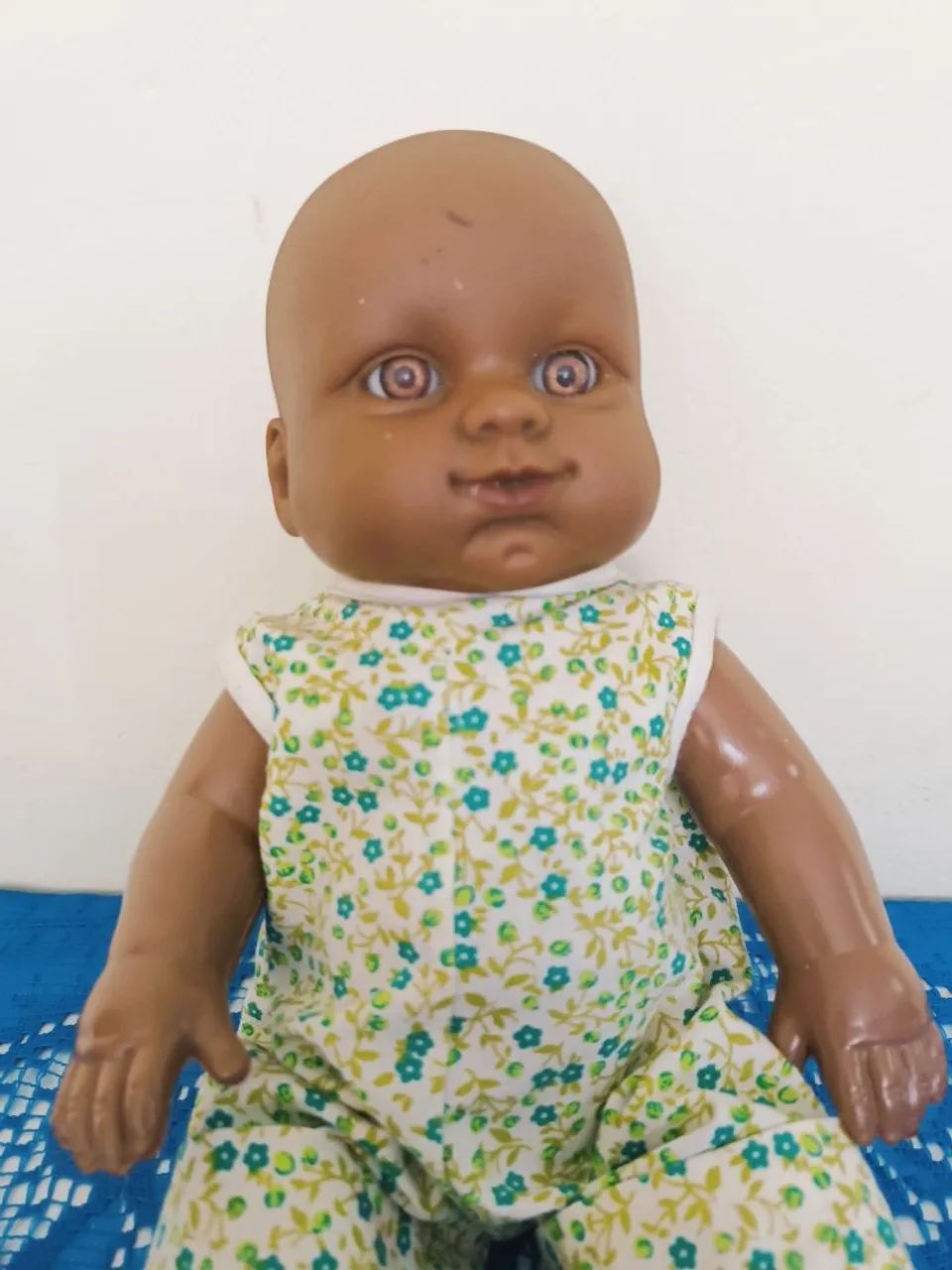 Boneca de bebê negra vintage - Foto 3