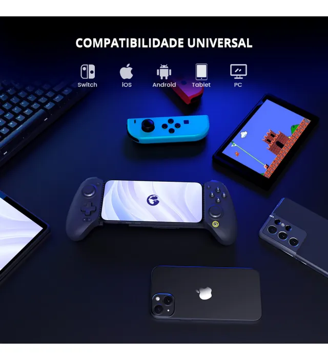 Controle Gamepad Gamesir Galileo G8 Plus com Bluetooth (NOVO)
