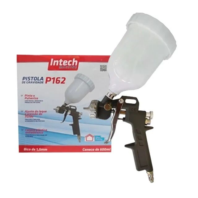 Pistola de Pintura Gravitacional P162 Intech - Foto 2