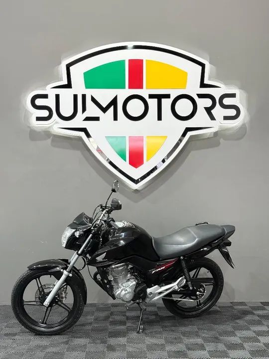 Honda CG 160 FAN- 2017 - Preta  IMPECÁVEL TOP SUL MOTORS  - Foto 4
