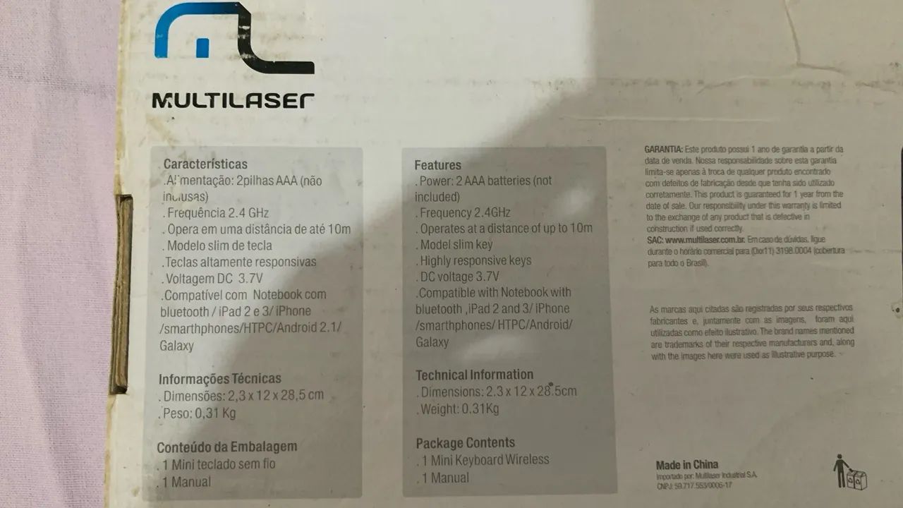 Teclado Bluetooth  - Foto 2