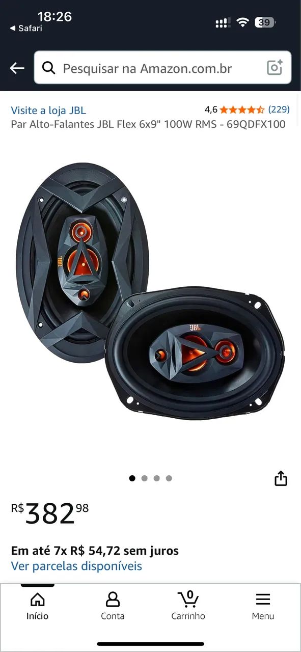Bocas JBL flex 6x9