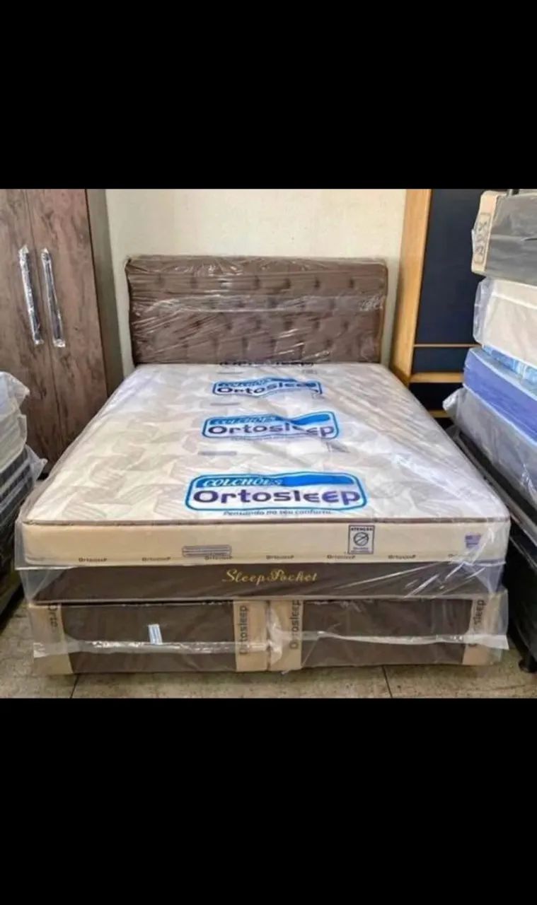 Cama box colchão e base agora64842117683203120
