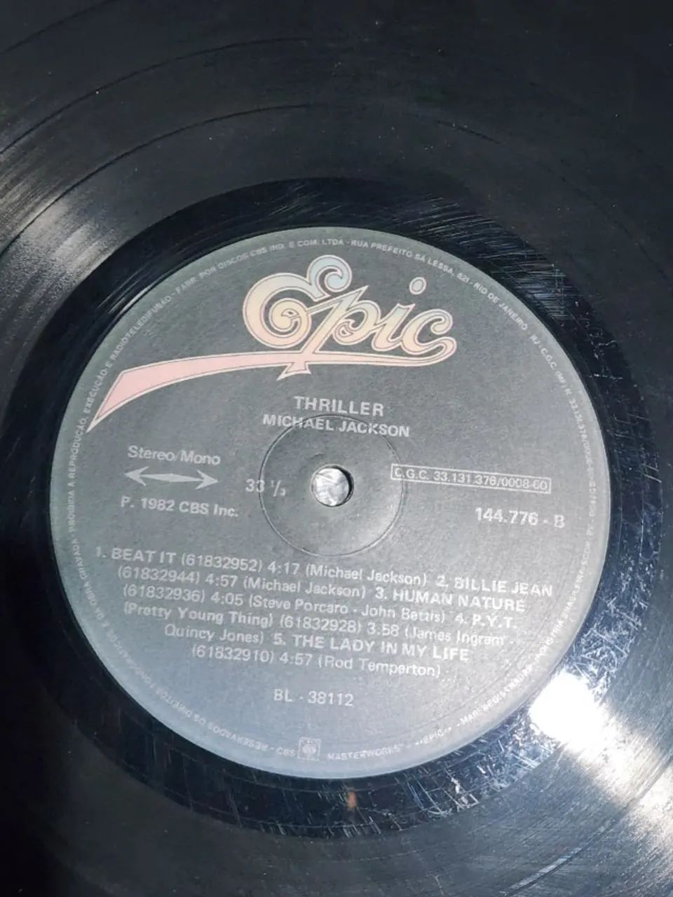 LP VINIL - MICHAEL JACKSON - THRILLER - USADO - Foto 3